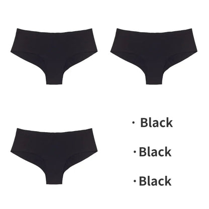 3 Pack Seamless Women's Panties Sports Breathable Underwear Girls Comfortable Briefs Lingerie Satin Underpants The Clothing Company Sydney