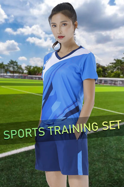 Gym Running Sets Women Summer Badminton Volleyball Tennis Football Workout Jogging Suits Quick Dry Training Team Shirts Shorts Set The Clothing Company Sydney