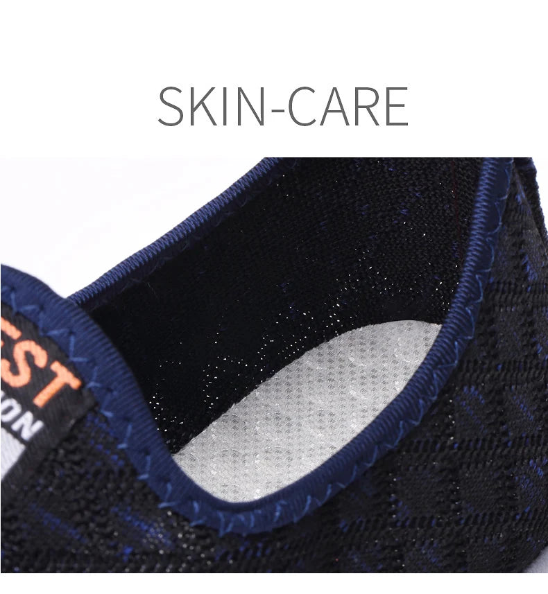 Summer Mesh Casual Shoes Breathable Slip on Mens Loafers Lightweight Sneakers Non-slip Walking Shoes The Clothing Company Sydney