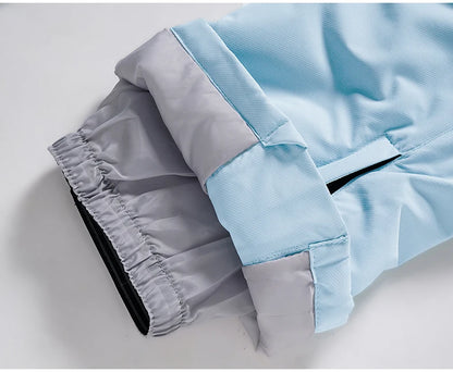 Men Women Snow Suit Wear Snowboarding Clothing Winter Warm Waterproof Outdoor Ski Set Jackets + Strap Pants - The Clothing Company Sydney