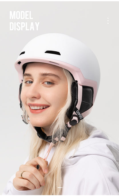 Female Male Ski Helmet Half-covered Anti-impact Snowboard Helmet For Adult and Kids Safety Ski Skateboard Skiing Helmet The Clothing Company Sydney