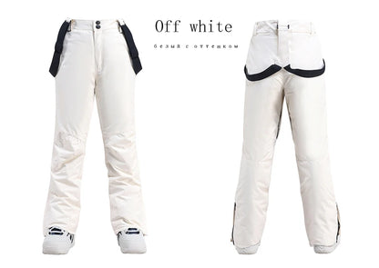 Men Women Snow Suit Wear Snowboarding Clothing Winter Warm Waterproof Outdoor Ski Set Jackets + Strap Pants - The Clothing Company Sydney