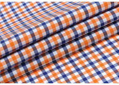 Plaid Checked Cotton Men Shirts Pocket-less Design Short Sleeve Summer Casual Standard-fit Button-down Thin Shirt The Clothing Company Sydney