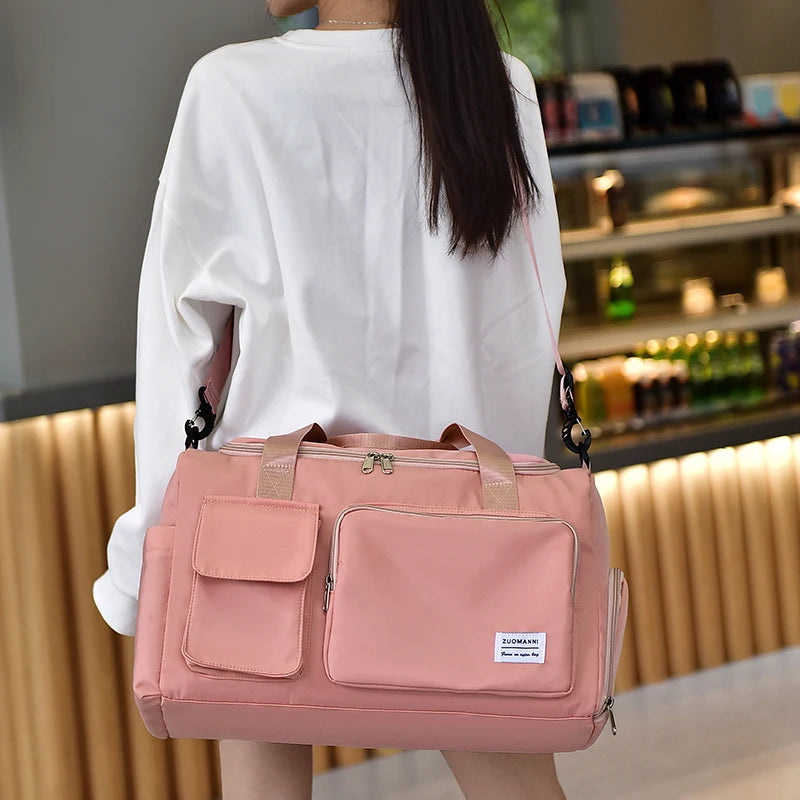 Travel Bag Luggage Handbag Women's Shoulder Bag Large Capacity Brand Waterproof Nylon Sports Gym Bag Unisex Crossbody Bag The Clothing Company Sydney