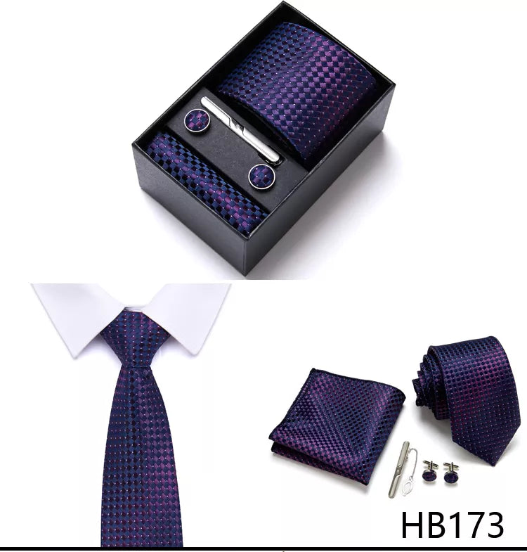 7.5 cm Business Ties Hanky Cufflink Set Tie Clips Green Necktie Corbatas For Men Wedding In Gift Box The Clothing Company Sydney