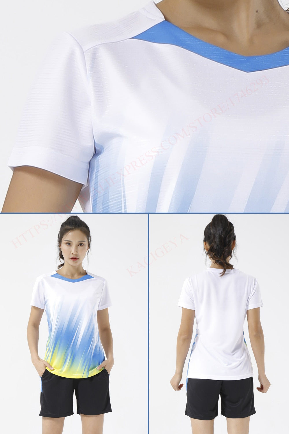 2 Piece Tennis Badminton Shirt Shorts Team Sportswear Uniforms Women Running Training Fitness Exercise Breathable Table Tennis Volleyball Sets The Clothing Company Sydney