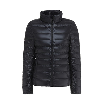 Women's Spring Jacket Fashion Short Ultra Lightweight Packable Puffer Coats Down Warm Slim Fit Parkas - The Clothing Company Sydney