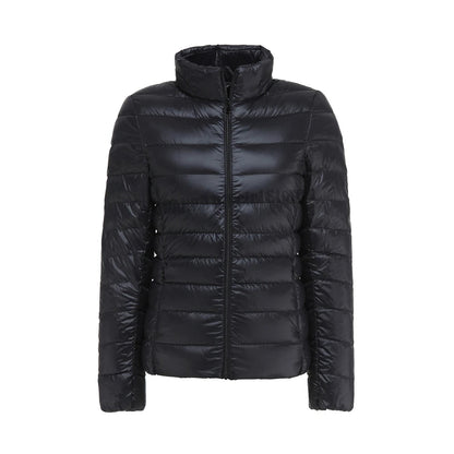 Women Spring Jacket Fashion Short Ultra Lightweight Packable Puffer Coats 15 Colors Female Down Warm Korean Slim Fit Parkas 5XL The Clothing Company Sydney