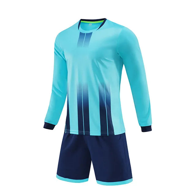 Long sleeve Customised Football Kits Kids Adult Soccer Jerseys Set Training Uniforms Sport Sets The Clothing Company Sydney