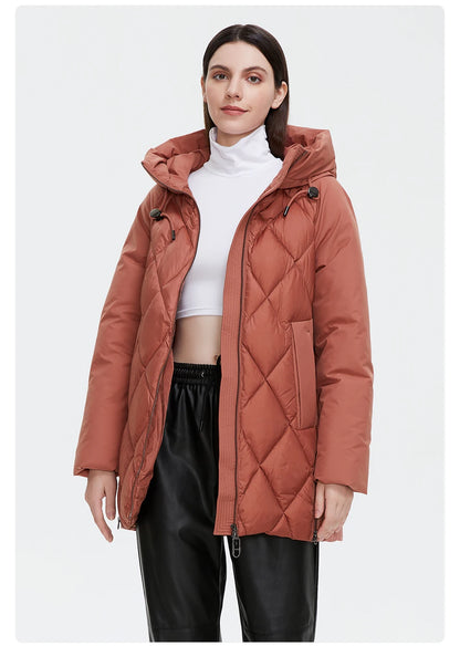 Winter Jacket Women's Collection Warm Jacket Mid-length Coats Parka - The Clothing Company Sydney