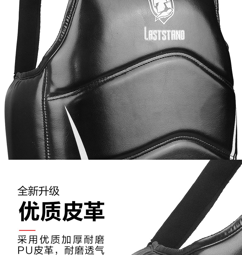Boxing Chest Guard MMA Martial Arts Rib Shield Armour Adults Kids Body Protector Kickboxing Training Uniform Muay Thai Fight Gear - The Clothing Company Sydney