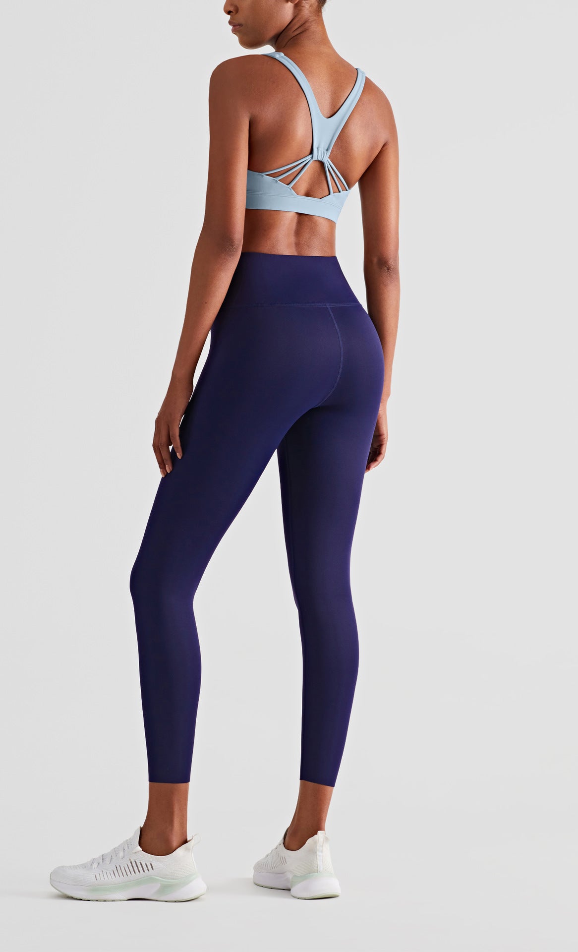 Women's Double Layer Abdominal Tightening Fitness Yoga Pants High Waist Hip Lifting Gym Sports Leggings Nude Tights The Clothing Company Sydney