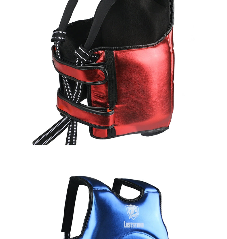 Boxing Chest Guard MMA Martial Arts Rib Shield Armour Adults Kids Body Protector Kickboxing Training Uniform Muay Thai Fight Gear - The Clothing Company Sydney