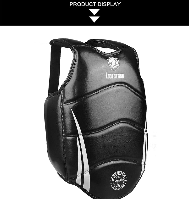 Boxing Chest Guard MMA Martial Arts Rib Shield Armour Adults Kids Body Protector Kickboxing Training Uniform Muay Thai Fight Gear - The Clothing Company Sydney