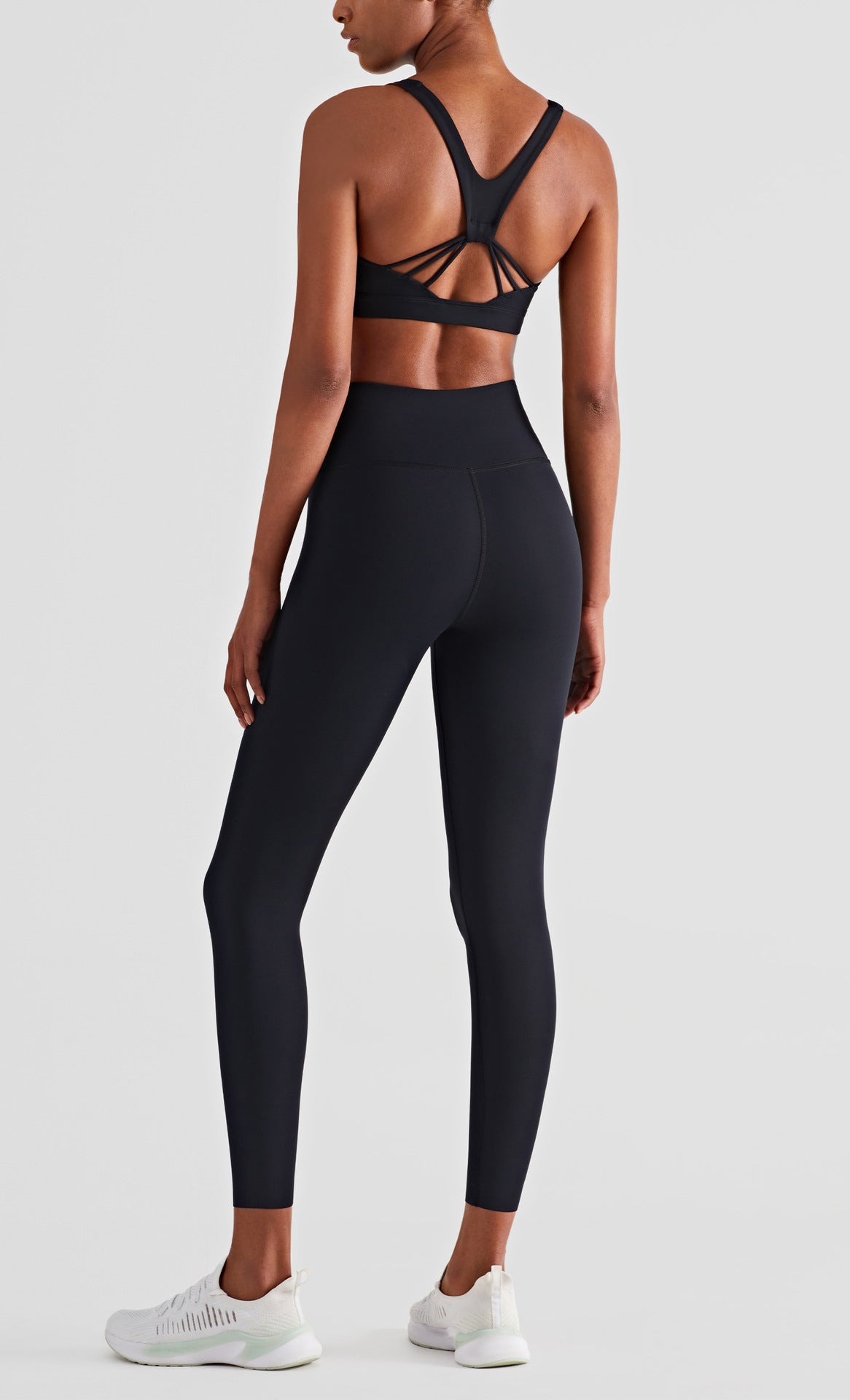 Women's Double Layer Abdominal Tightening Fitness Yoga Pants High Waist Hip Lifting Gym Sports Leggings Nude Tights The Clothing Company Sydney