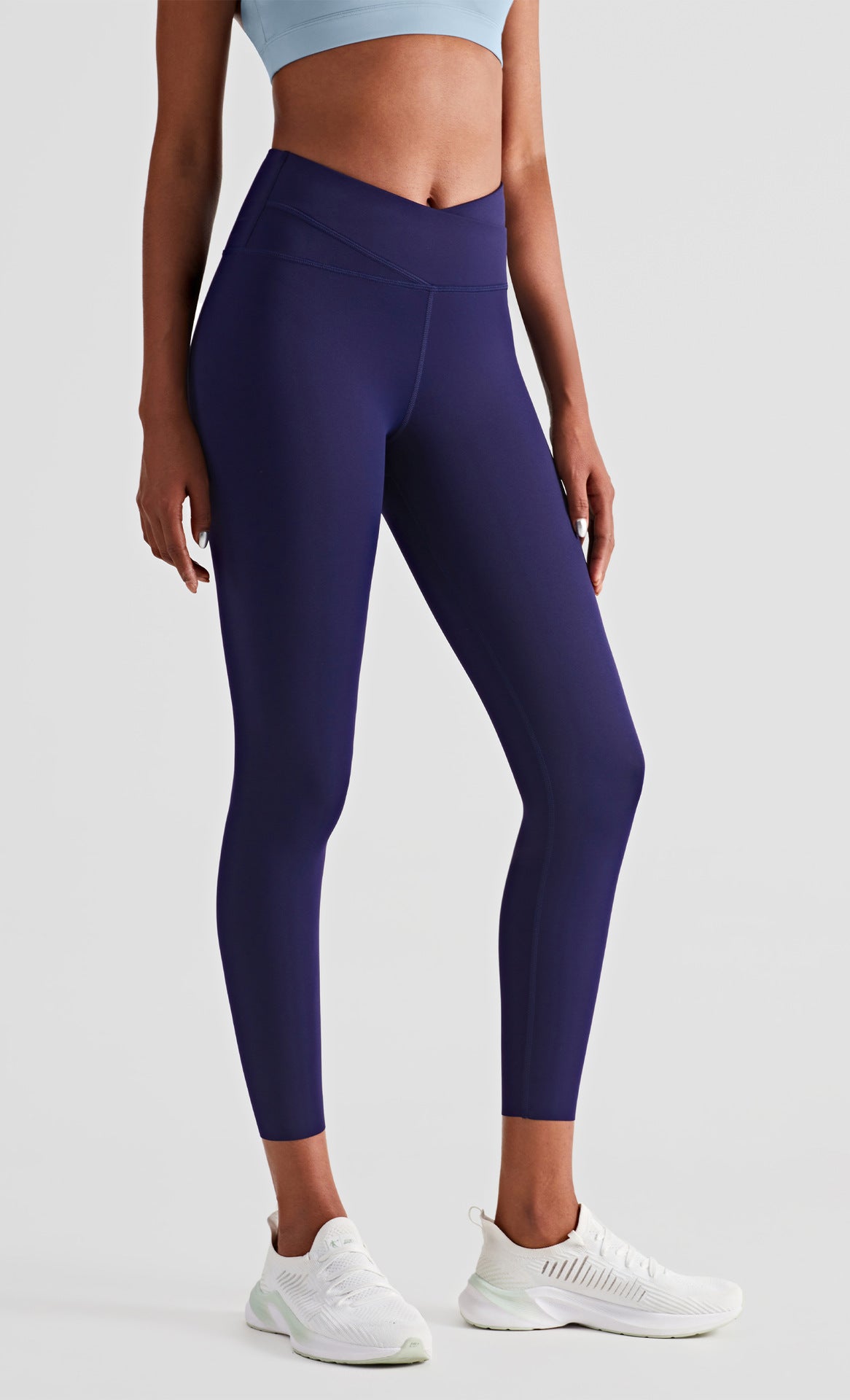 Women's Double Layer Abdominal Tightening Fitness Yoga Pants High Waist Hip Lifting Gym Sports Leggings Nude Tights The Clothing Company Sydney