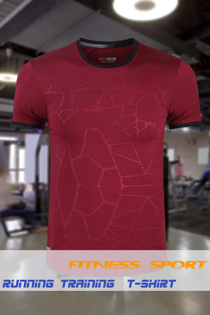 Breathable Print Shirts Running Sport Fashion Training Gym Lightweight Workout Quick Dry Short Sleeve Tops The Clothing Company Sydney