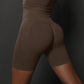 Seamless Yoga Workout Gym Fitness High Waist Sports Shorts The Clothing Company Sydney