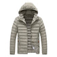 Mens Hooded Casual Puffer Down Jacket The Clothing Company Sydney