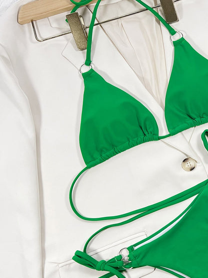 2 Piece Micro Bikini Criss Cross Swimwear Bandage Woman Swimsuit Thong Bikinis Set Women's Bathing Suit Beachwear The Clothing Company Sydney