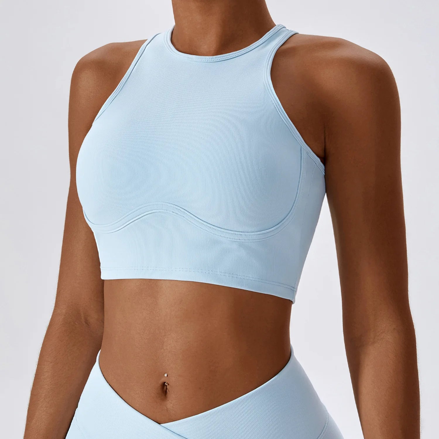 Women's Sport Bras Gym High Intensity  Running Yoga Beautiful Back Dry Bras Shockproof Rib Workout Bra Seamless Fitness Top The Clothing Company Sydney