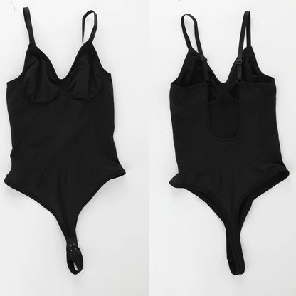 Womens Backless Bodysuits Seamless Shapewear Body Shaper Camisole Tops Corset Shapewear - The Clothing Company Sydney