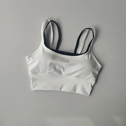 Shockproof Sports Bra Womens Slim Elastic Fitness Underwear  Gym Breathable Yoga Crop Top Sportswear The Clothing Company Sydney
