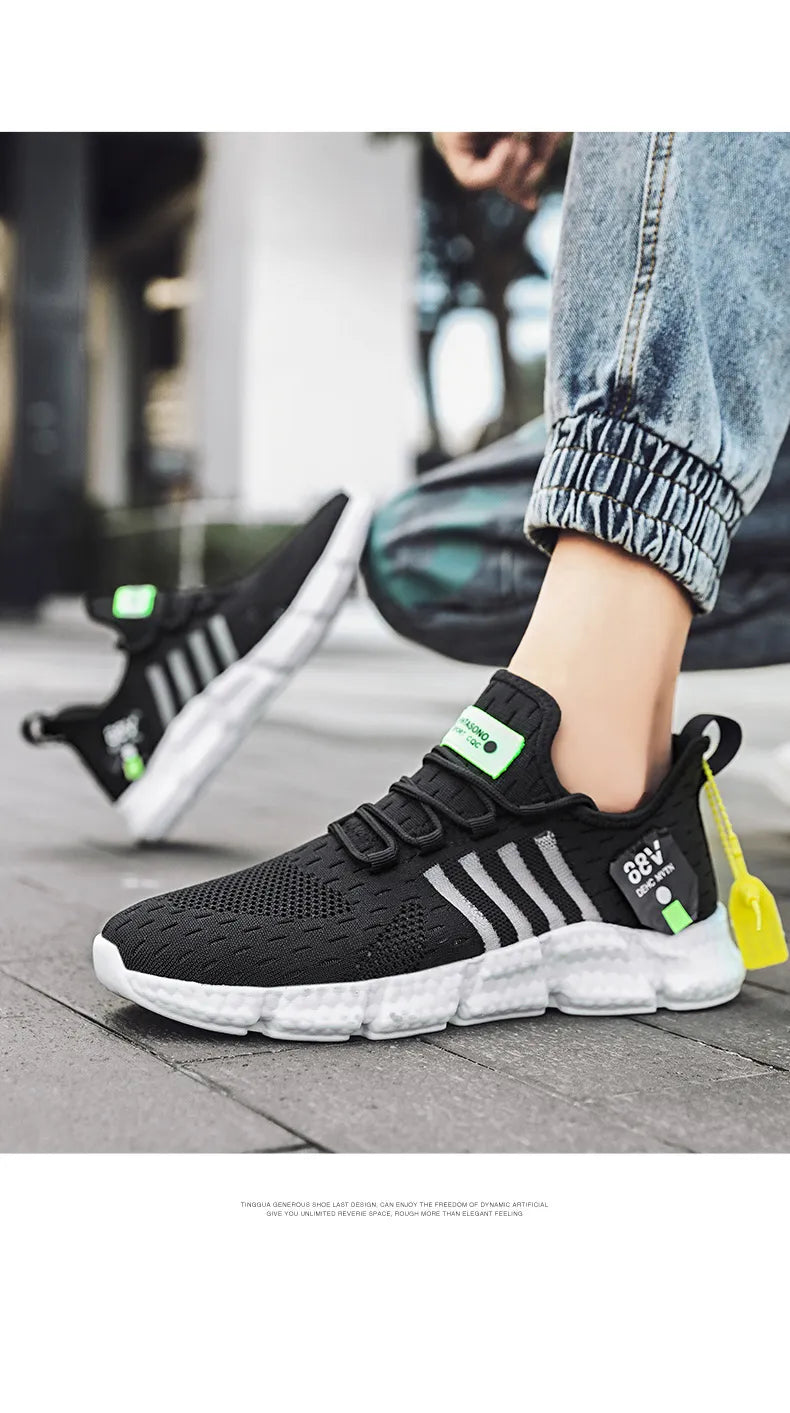 Men's Shoes Sneakers Male Tennis Comfortable Casual Shoes Black Sneaker Male Footwear Summer Men's Sneakers The Clothing Company Sydney
