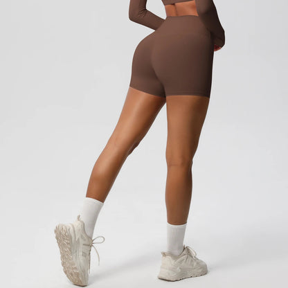 Women Sports Shorts Yoga Shorts High Waist Push Up Fitness Leggings Yoga Bike Shorts The Clothing Company Sydney