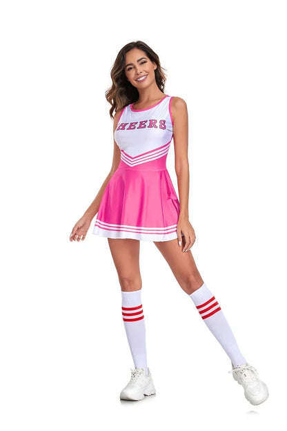 Cheerleader Costume Costumes Women Cosplay Halloween Cheer Leader Fancy Dress Sports Uniform Set The Clothing Company Sydney