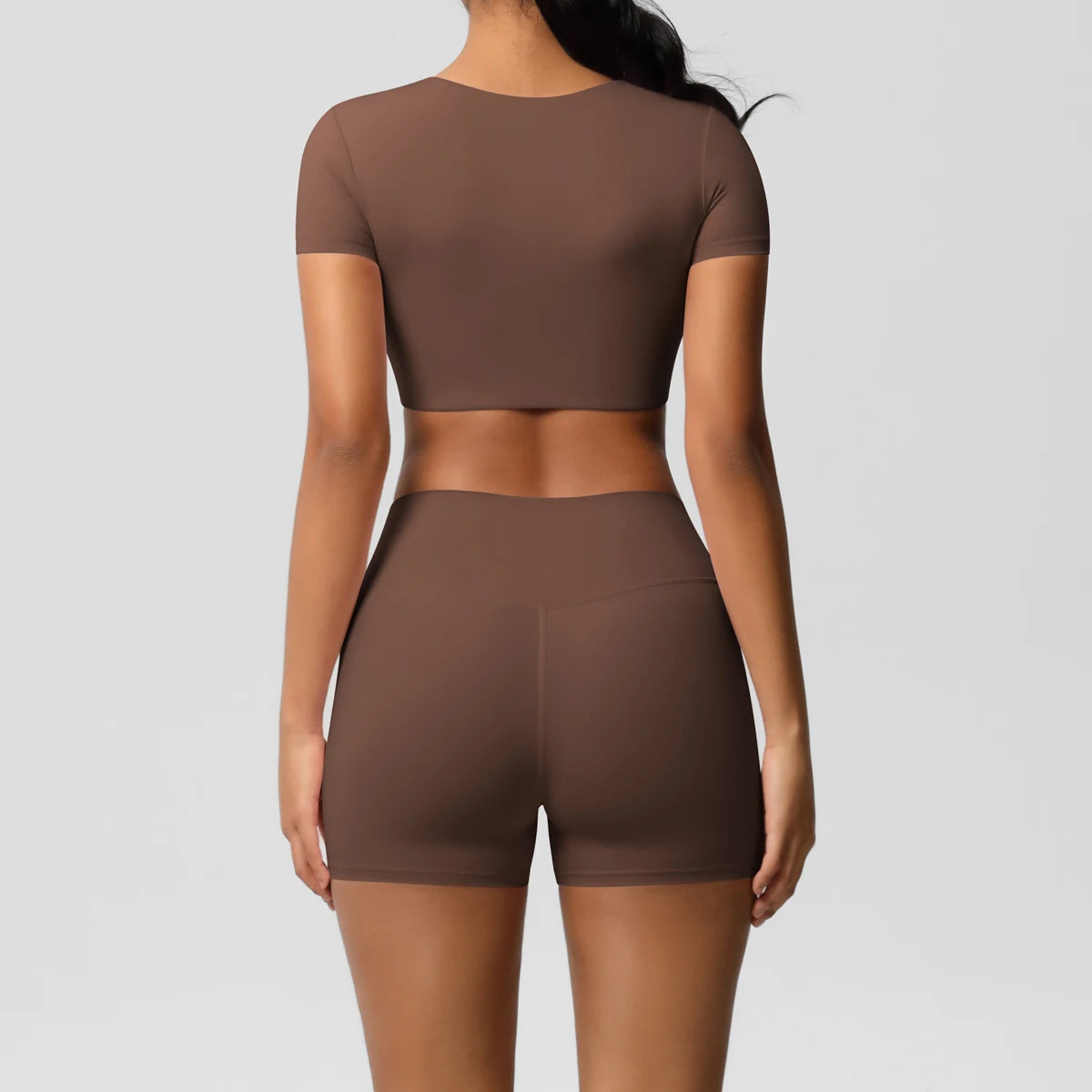 2 Piece Workout Sportswear Active Wear Sports Tank Top Bike Shorts Women Gym Bicycle Sorts Matching Set The Clothing Company Sydney