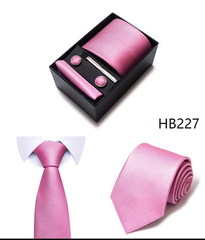 7.5 cm Business Ties Hanky Cufflink Set Tie Clips Green Necktie Corbatas For Men Wedding In Gift Box The Clothing Company Sydney