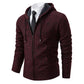 Men's Casual Stand Collar Sweater Zipper Cardigan The Clothing Company Sydney