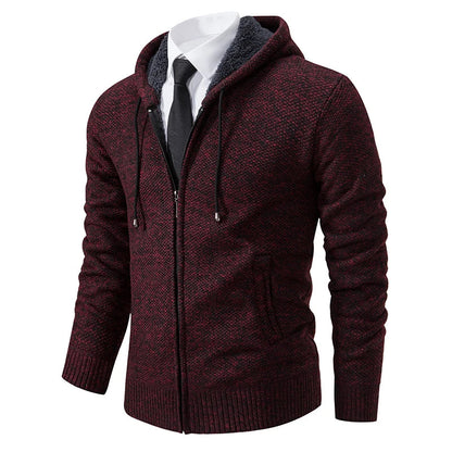 Men's Casual Stand Collar Sweater Zipper Cardigan The Clothing Company Sydney
