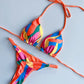 2 Piece Halter Micro Bikini Thong Swimsuit Women's Swimwear Bandage Brazilian Bathing Suit - The Clothing Company Sydney