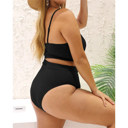 Elegant 7 Colours Bikini Plus Size Large Size Swimwear Women Swimsuit Two-piece Bikini set Bather Bathing Suit The Clothing Company Sydney