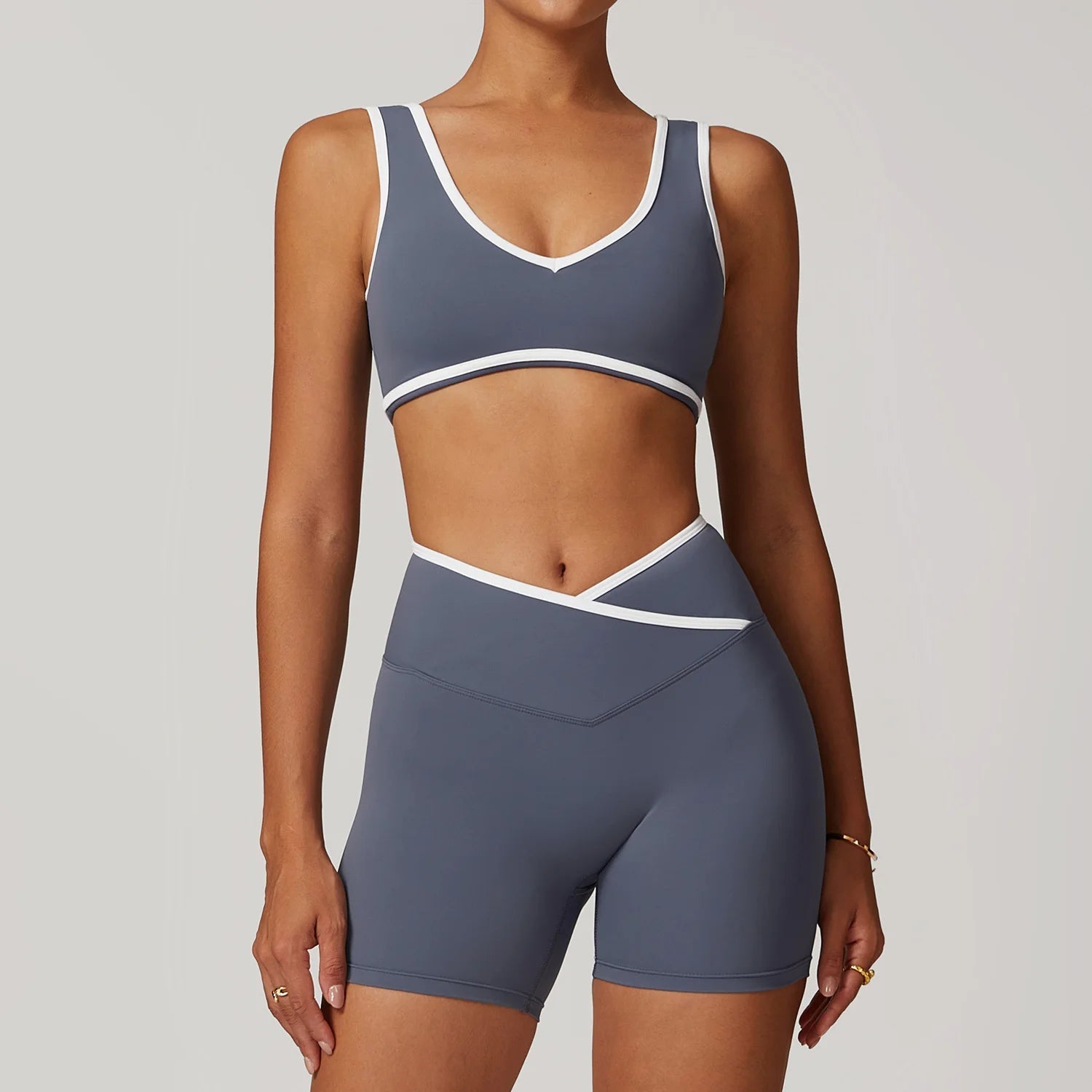 2 Piece Yoga Set Women's Workout Outfits Fitness Sportswear Gym Tracksuit High Waist Leggings Sports Bra Athletic Wear The Clothing Company Sydney