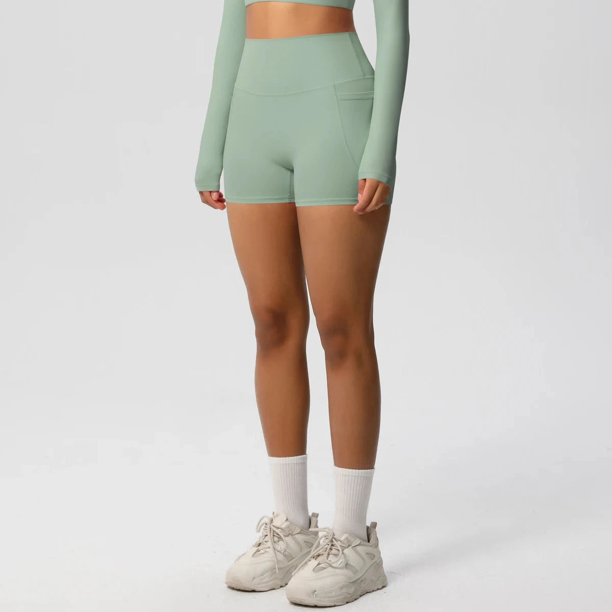 Bicycle Yoga Pants With Pockets Quick Drying High Waisted Gym Push Up Yoga Shorts Woman Breathable Workout Fitness Bike Shorts The Clothing Company Sydney