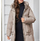 Hooded Parkas Women's Plus Size Casual Hooded Pocket Women Down Jacket Coat Outwear - The Clothing Company Sydney