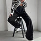 Classic Formal Straight Leg Pants Spring Summer Women's Versatile Casual Wear Loose Fit Wide Leg Pants The Clothing Company Sydney