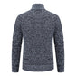 Men's Casual Stand Collar Sweater Zipper Cardigan The Clothing Company Sydney