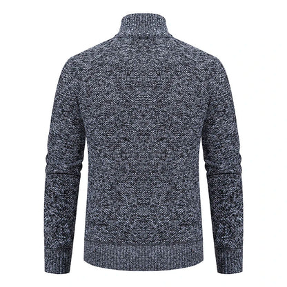 Men's Casual Stand Collar Sweater Zipper Cardigan The Clothing Company Sydney
