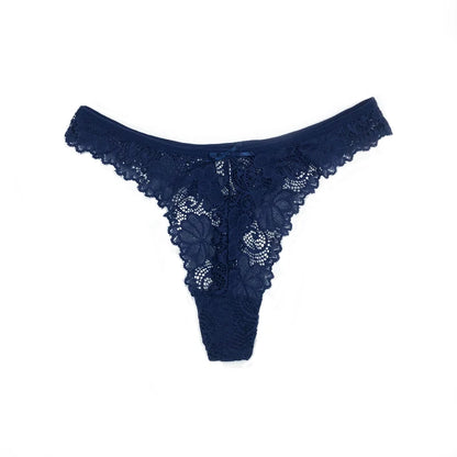 Lace Thong Women's Lace Low Waist Panties Transparent Underwear Ladies Briefs Panty Underwear Lingerie - The Clothing Company Sydney
