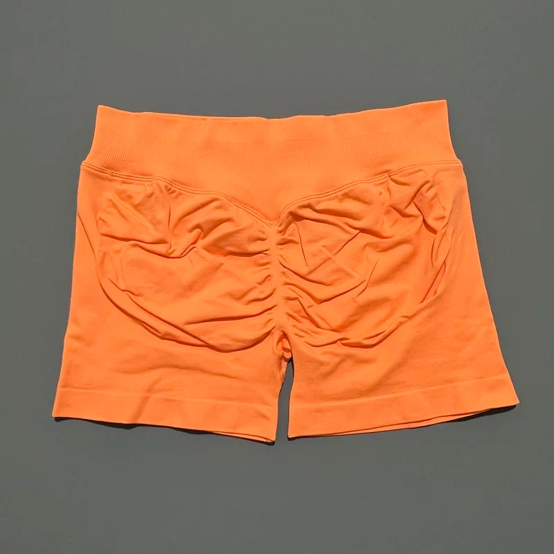 Women's Impact Shorts 4.5'' Low Waist Seamless Yoga Shorts Scrunch Bum Gym Shorts Workout Biker Short Stretch Fitness Shorts The Clothing Company Sydney
