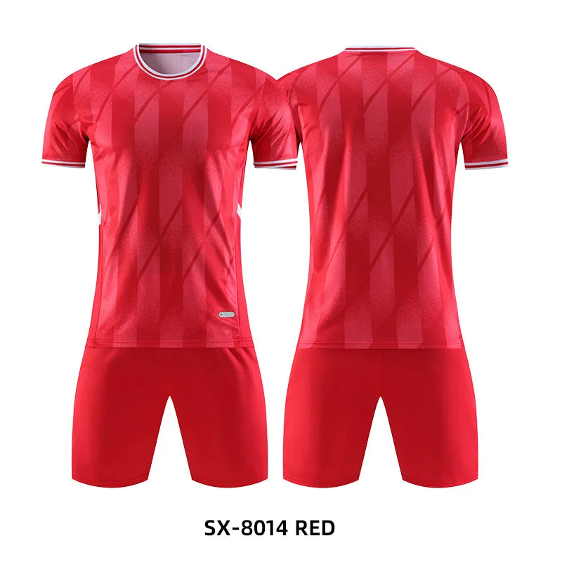 Adult Kids Customised Football Jerseys Soccer Uniform Mem Women Team Training Quick-Drying Sportswear  Futsal Tracksuit Outfit