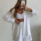 Summer Women's Suit Cotton Casual Shorts and Shirts 2 Piece  Matching Outfit Set Linen Fashion Blouse Women's Suit - The Clothing Company Sydney
