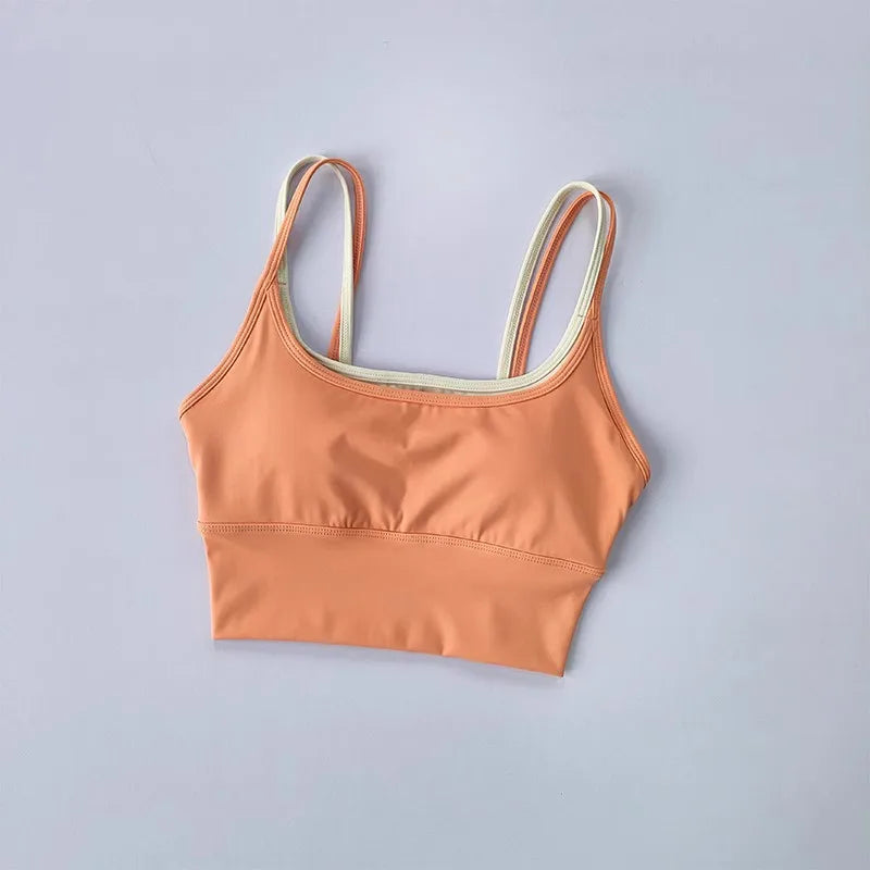 Shockproof Sports Bra Womens Slim Elastic Fitness Underwear  Gym Breathable Yoga Crop Top Sportswear The Clothing Company Sydney