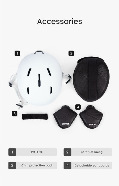 Female Male Ski Helmet Half-covered Anti-impact Snowboard Helmet For Adult and Kids Safety Ski Skateboard Skiing Helmet The Clothing Company Sydney