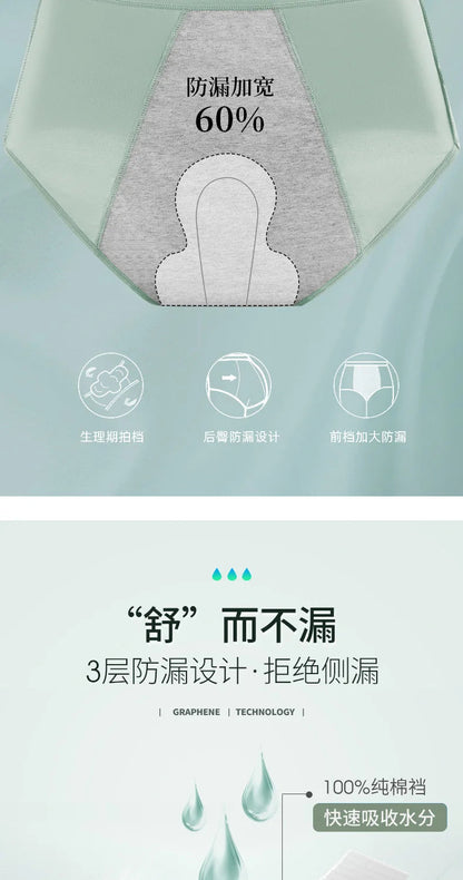 Menstruation Cotton Menstrual Panties High Waist Period Underwear Leak Proof Briefs The Clothing Company Sydney