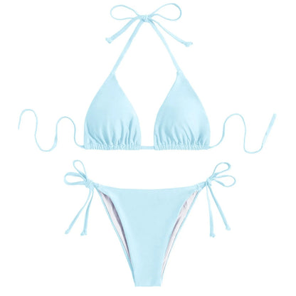 2 Piece Bikini Swimsuit Brazilian Pink Bikini Bather Bathing Suit For Women Triangle Top Thongs Swimsuits The Clothing Company Sydney